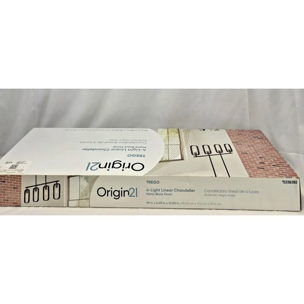 Origin 21 TREGO ELW70200L2-MB 4-Light Linear Chandelier 39
